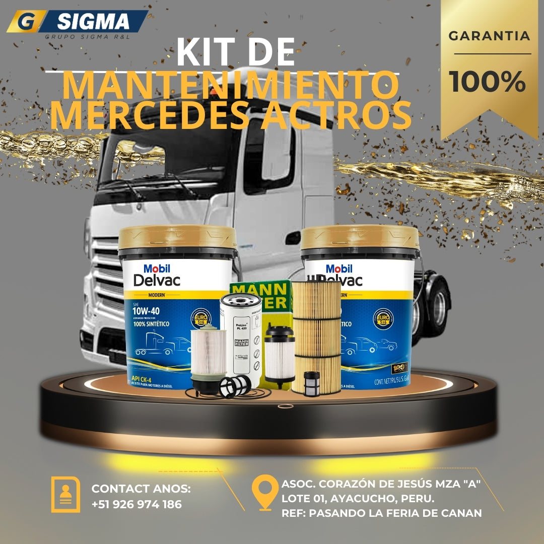 PACK DE MANTENIMIENTO MERCEDES BENZ ACTROS