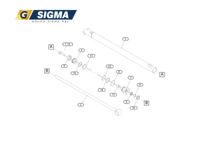 KIT DE SELLOS DE EXTENSIBLE 338-7156